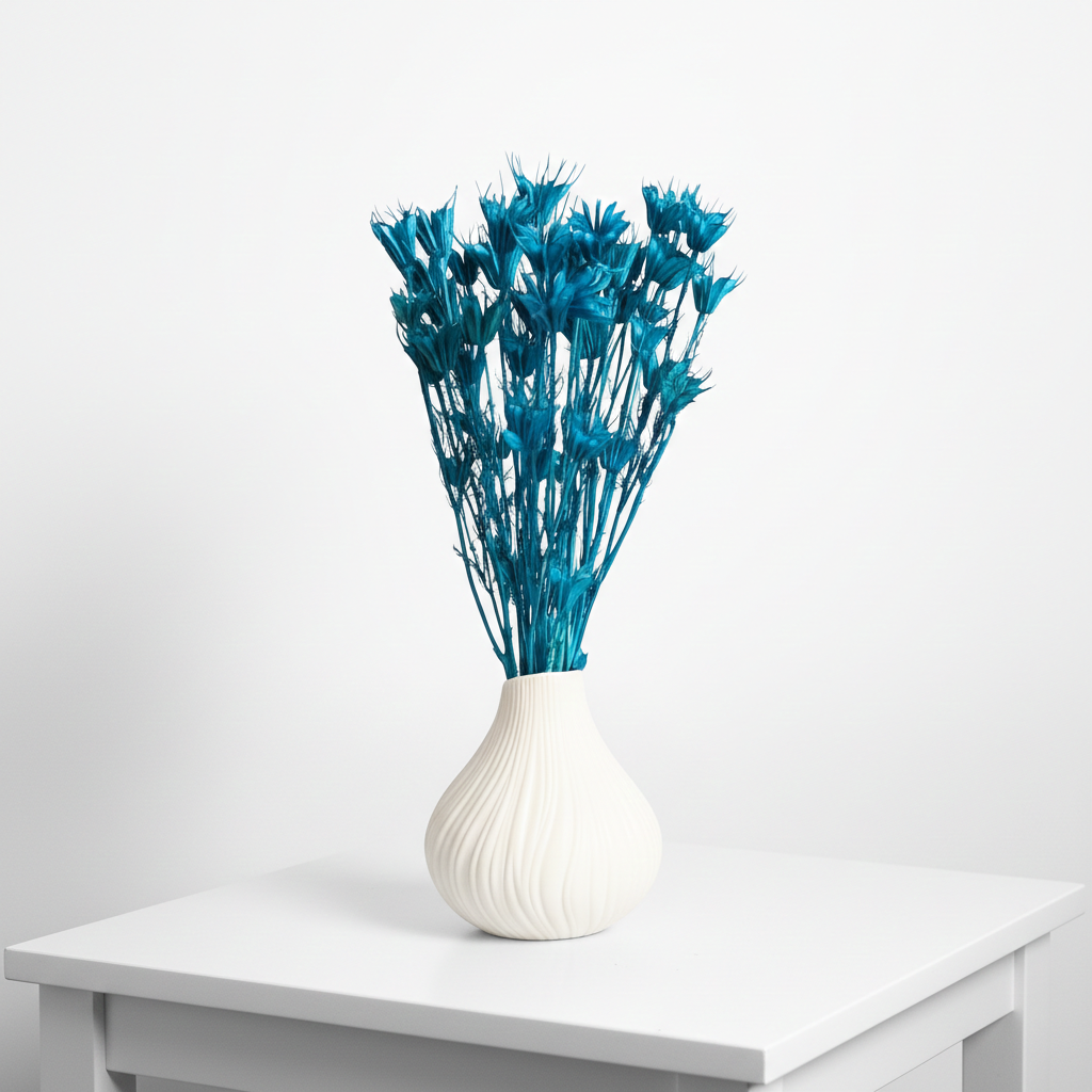 Sušená Nigella světle modrá – jemné a svěží sušené květy vhodné pro romantické a vintage aranžmá